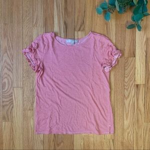 Red and White Stripe Tee Shirt